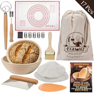 Banneton Bread Proofing Basket - Set Of 2, 9 & 10